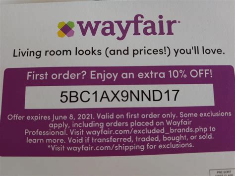 wayfair 15 off coupon